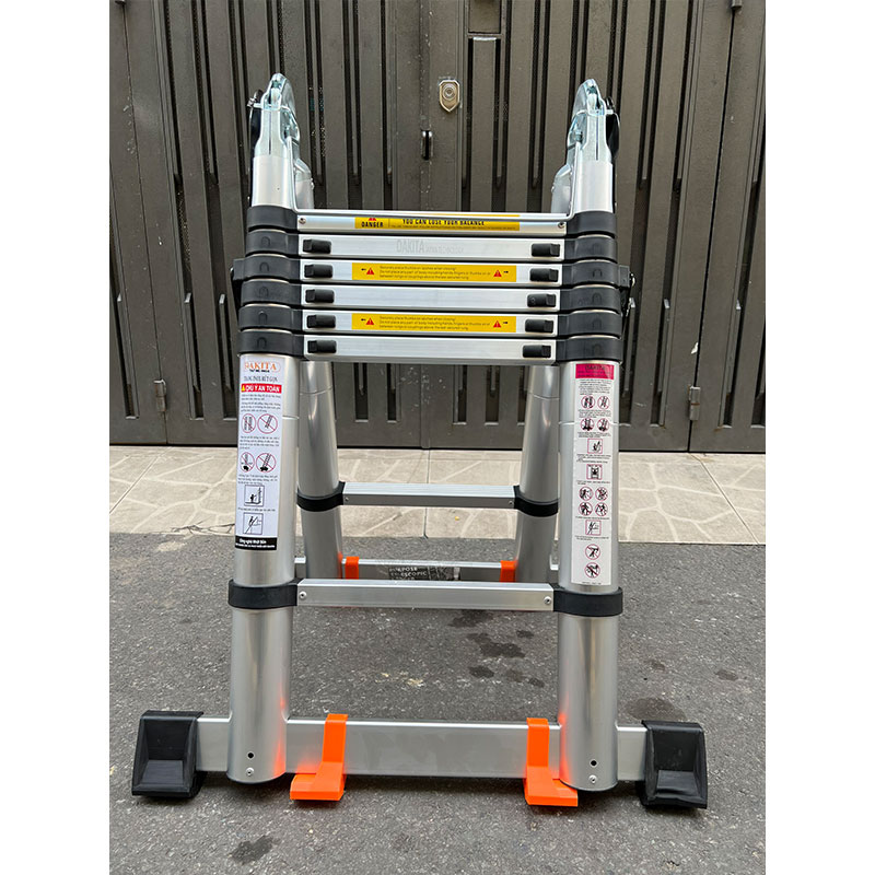 Thang rút đôi chữ A DAKITA DKT-244 [Chữ A: 2.2m Duỗi 4.4m]