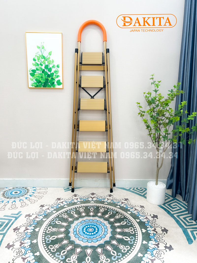 Thang nhôm ghế DAKITA DKT-06GL – Chữ A 1.47m