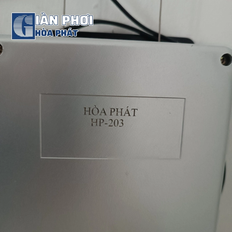 Giàn phơi thông minh Hòa Phát bấm điện HP 203