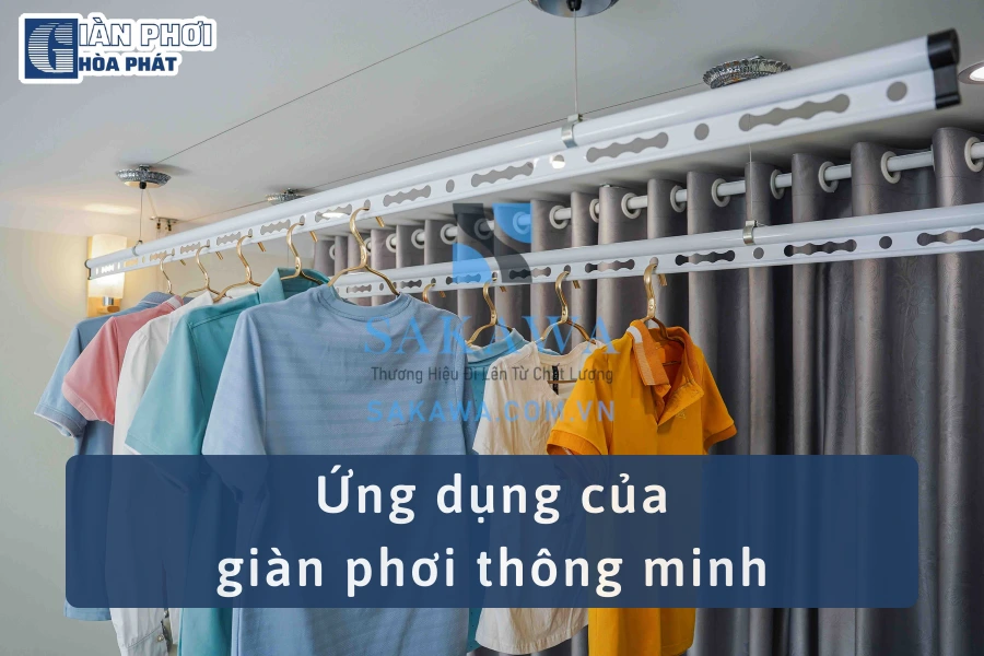 Ứng dụng của giàn phơi thông minh