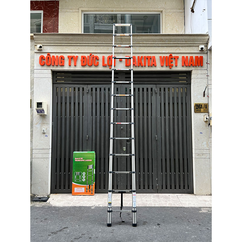 Thang Inox Rút Đơn DAKITA R-410 (4.1M) 