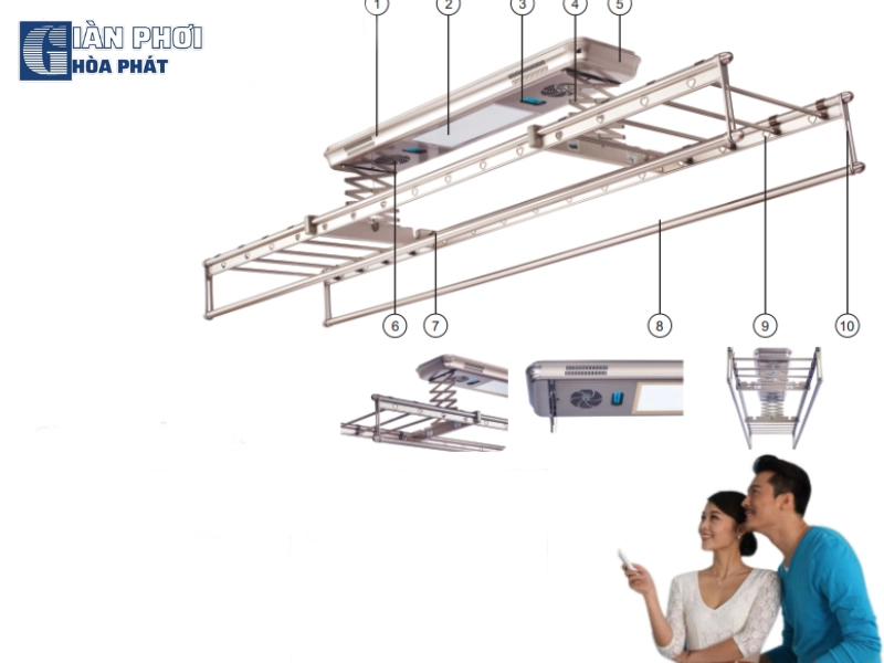sửa remote giàn phơi điện tử điều khiển từ xa sửa remote giàn phơi điện tử điều khiển từ xa