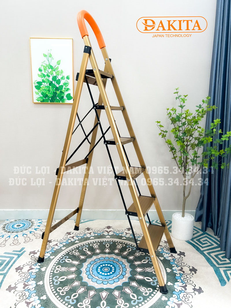 Thang nhôm ghế DAKITA DKT-06GL – Chữ A 1.47m
