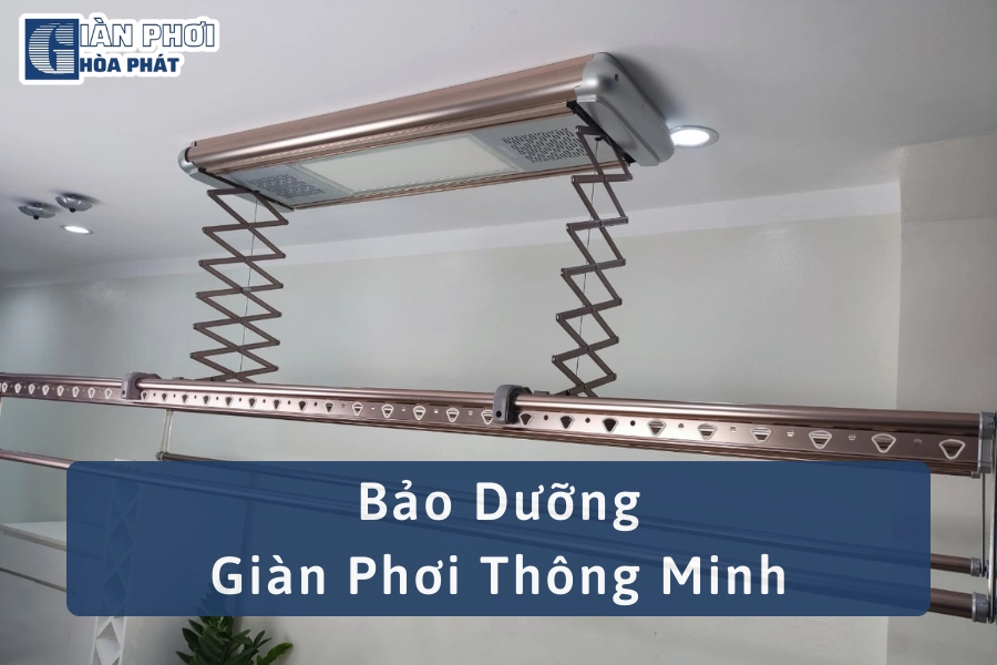 bảo dưỡng giàn phơi thông minh