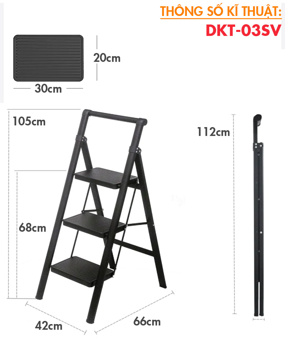 Thang Ghế Đa Năng DAKITA DKT-03SV – Chữ A 0.84m
