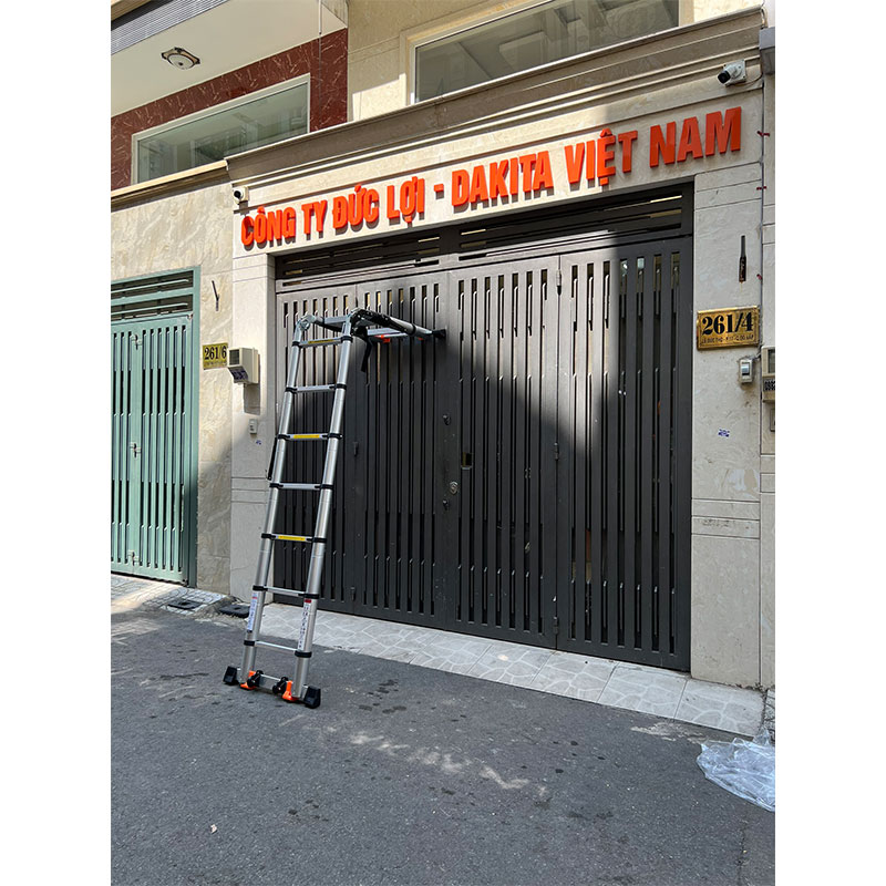 Thang rút đôi chữ A DAKITA DKT-244 [Chữ A: 2.2m Duỗi 4.4m]