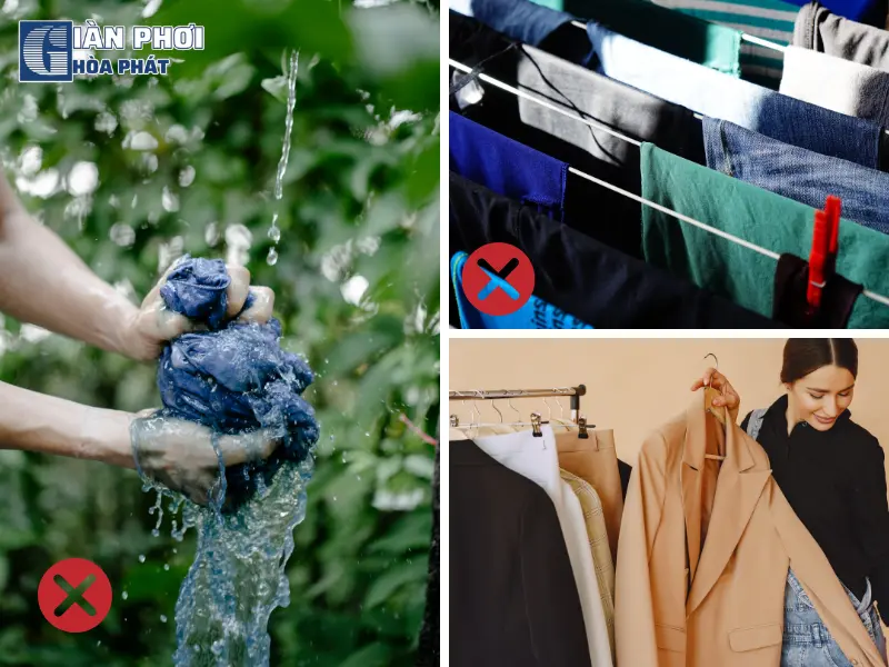 Các lưu ý quan trọng khi phơi blazer