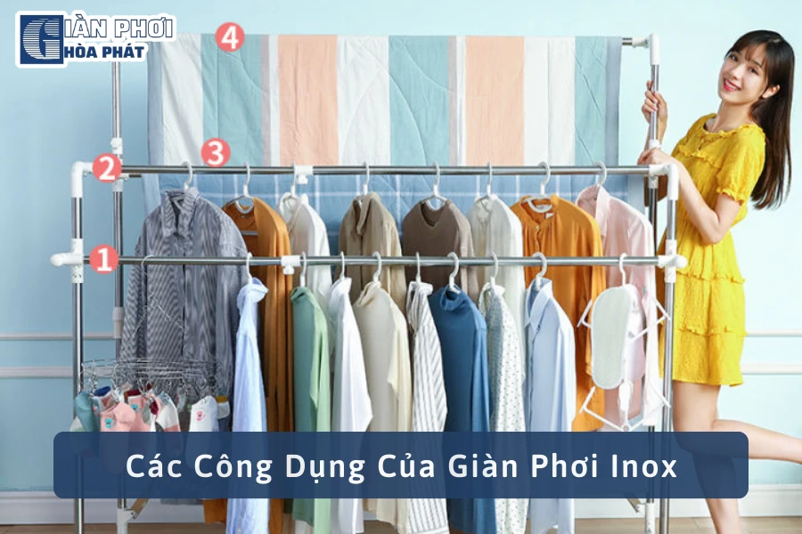 Các Công Dụng Hữu Ích Của Giàn Phơi Inox 