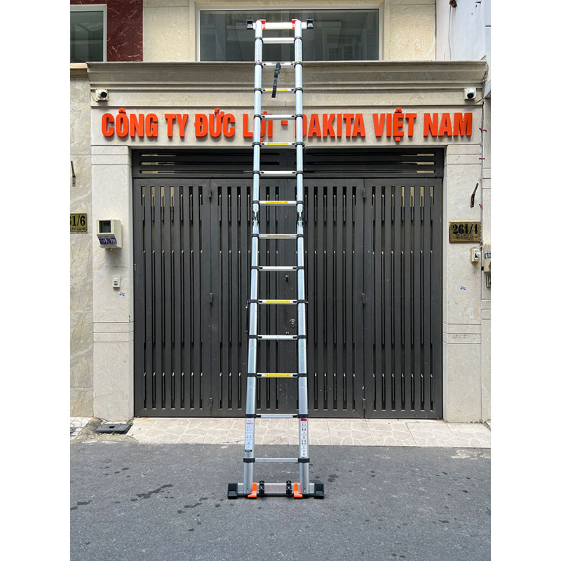 Thang rút đôi chữ A DAKITA DKT-244 [Chữ A: 2.2m Duỗi 4.4m]
