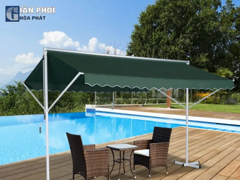Mái che xếp chữ A được sử dụng ở đâu?