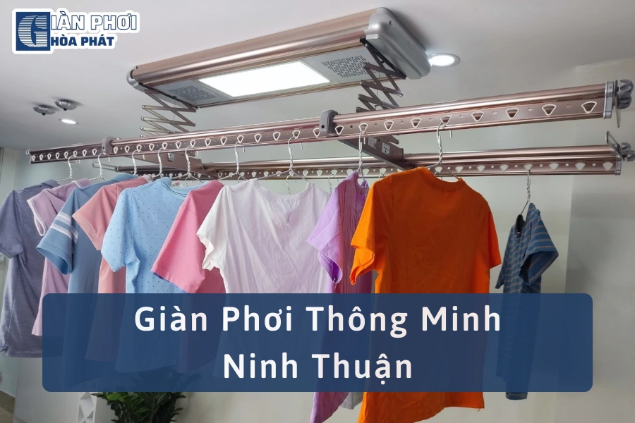 giàn phơi thông minh Ninh Thuận