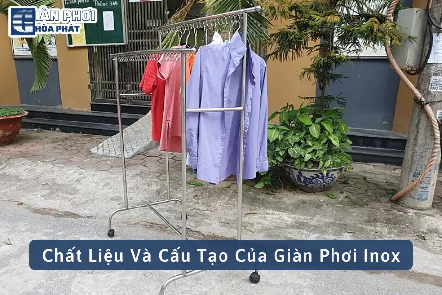 Cấu tạo của giàn phơi đồ inox