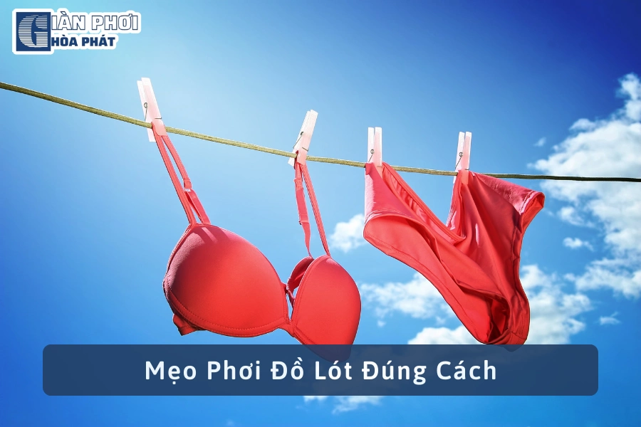 5 Mẹo Phơi Đồ Lót Đúng Cách, Sạch Sẽ Và Giữ Form Dáng Đẹp