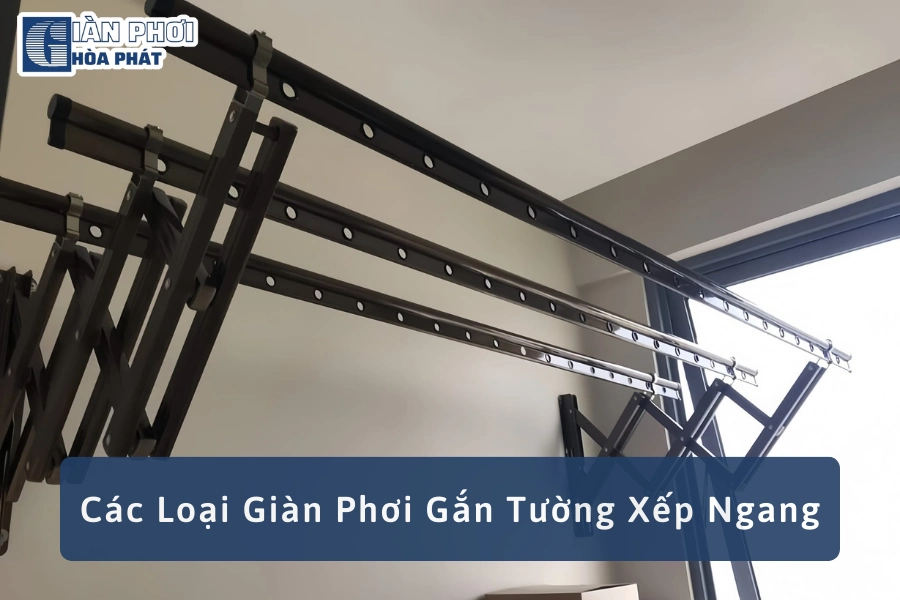 7 Mẫu Giàn Phơi Gắn Tường Xếp Ngang Giá Rẻ, Bán Chạy Nhất