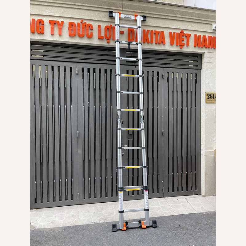 Thang rút đôi chữ A DAKITA DKT-238 [Chữ A: 1.9m Duỗi 3.8m]