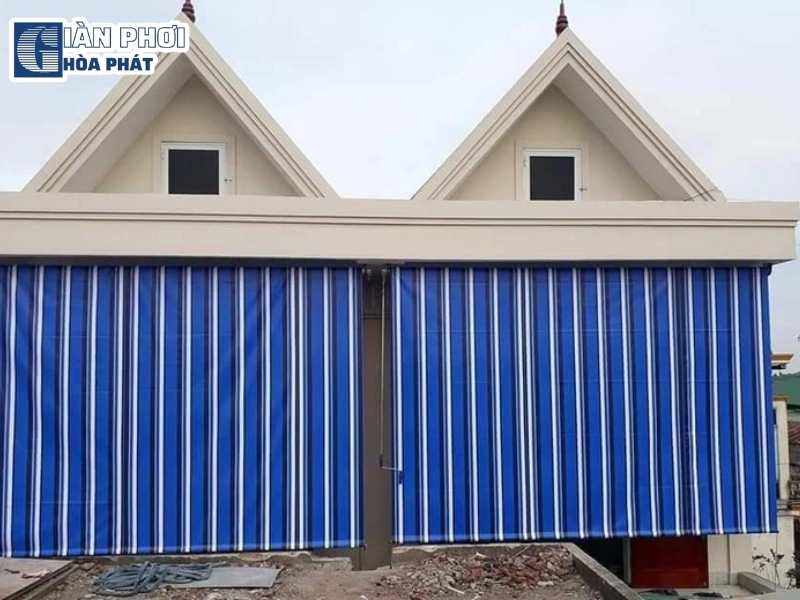 bạt thả che nắng mưa