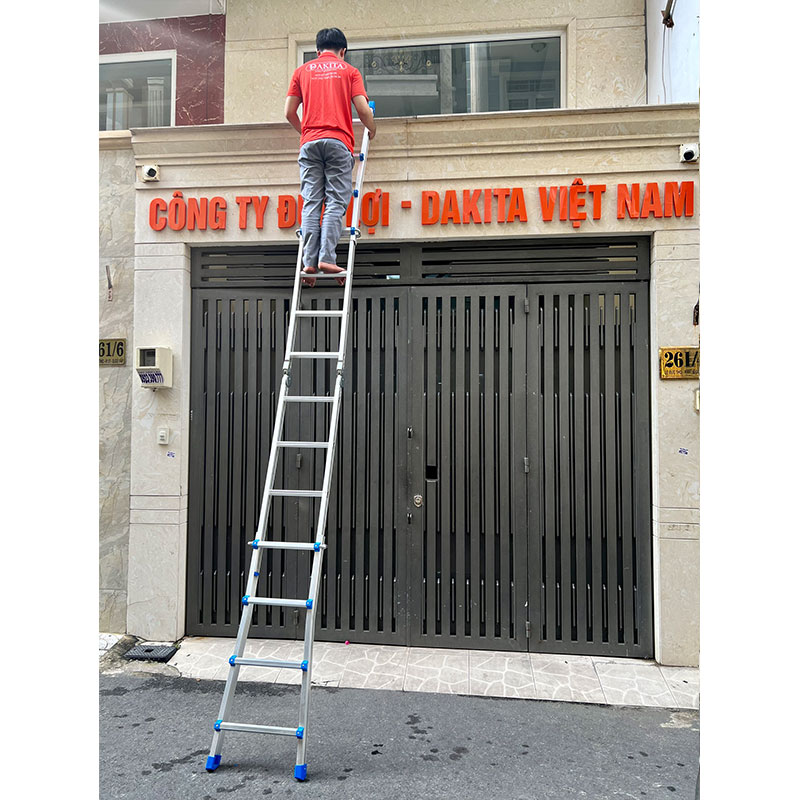 Thang Nhôm Rút Trượt Chữ A DAKITA DKT- 404A