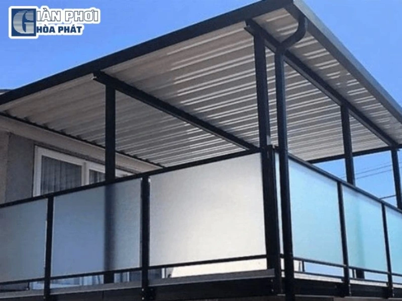 bạt che nắng mái kính