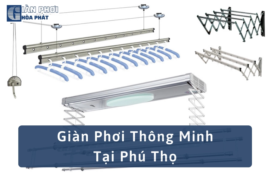 giàn phơi thông minh Phú Thọ