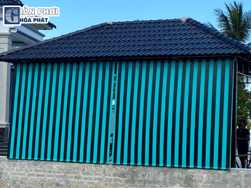 cách làm bạt che nắng tự cuốn