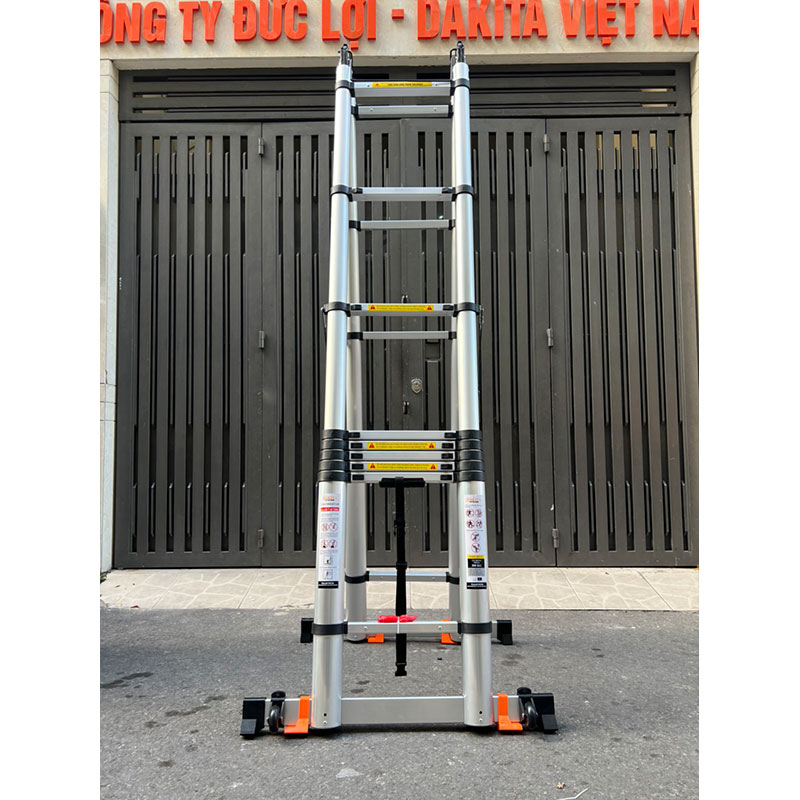 Thang rút đôi chữ A DAKITA DKT-272 [Chữ A: 3.6m Duỗi 7.2m]