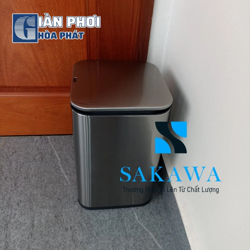 Thùng Rác Thông Minh Sakawa S8311V Loại 15 Lít Rộng 26 Dài 26 Cao 40