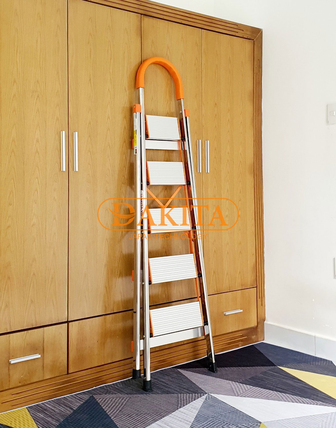 Thang nhôm ghế DAKITA DKT05 – Chữ A 1.22m 