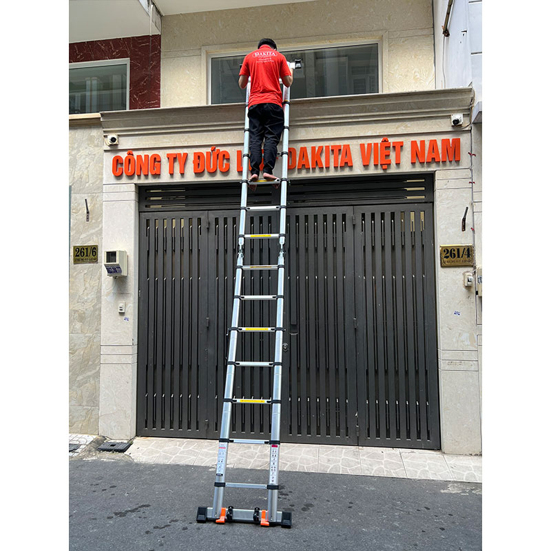Thang rút đôi chữ A DAKITA DKT-244 [Chữ A: 2.2m Duỗi 4.4m]