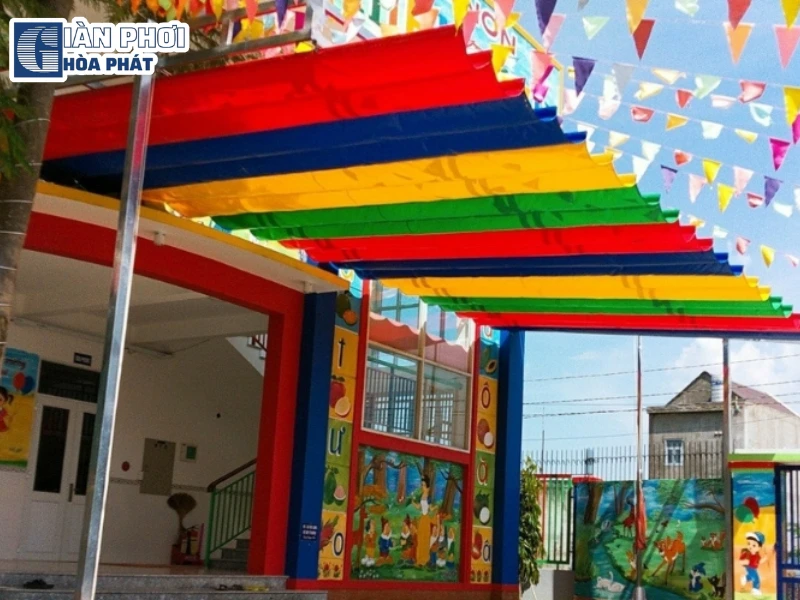 bạt xếp trường học bạt xếp trường học