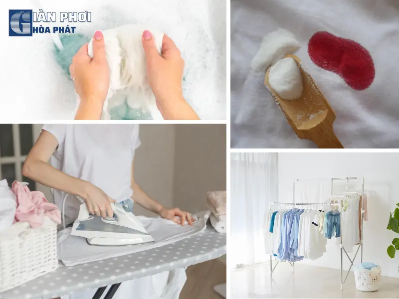 Các cách khử mùi hôi cho quần áo phơi trong nhà