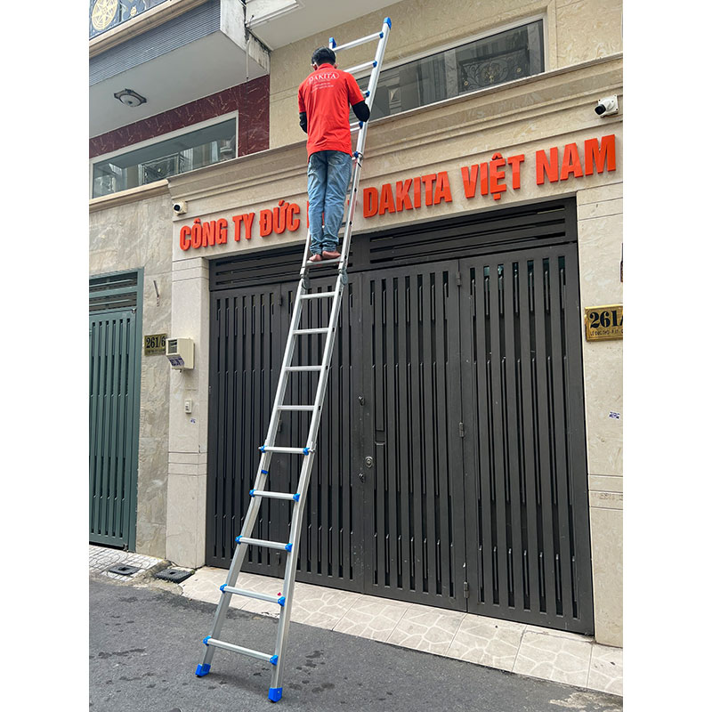 Thang Nhôm Rút Trượt Chữ A DAKITA DKT- 405A