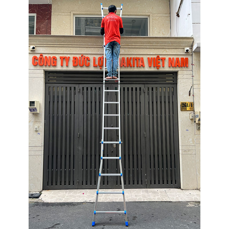 Thang Nhôm Rút Trượt Chữ A DAKITA DKT- 405A