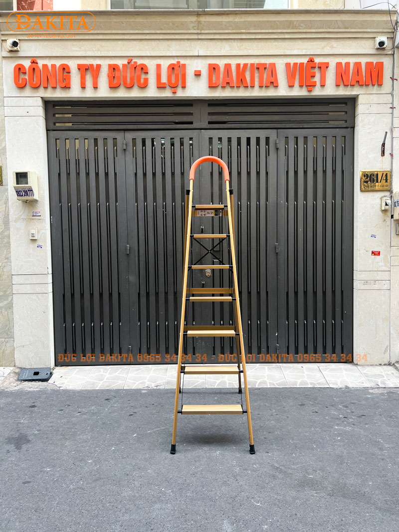 Thang nhôm ghế DAKITA DKT-07GL – Chữ A 1.71m