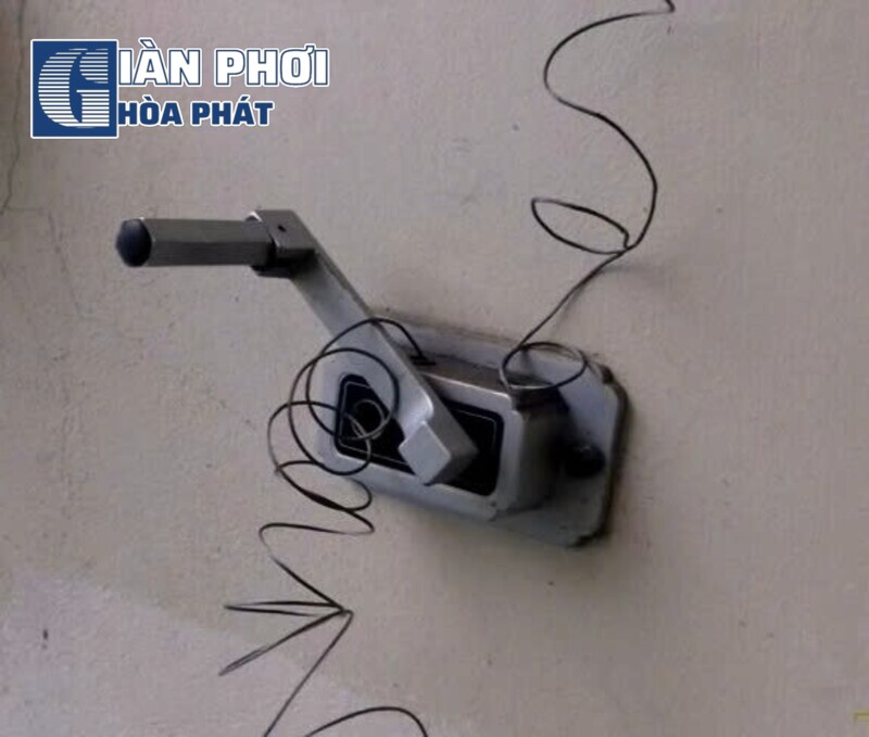 lỗi xoắn dây cáp giàn phơi