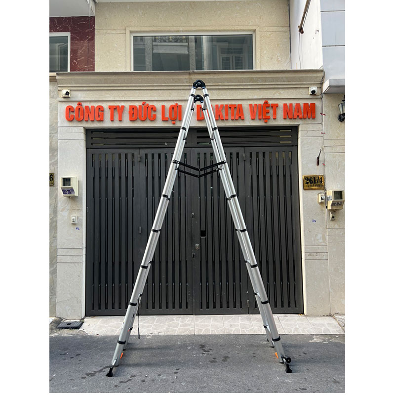 Thang rút đôi chữ A DAKITA DKT-264 [Chữ A: 3.2m Duỗi 6.4m]