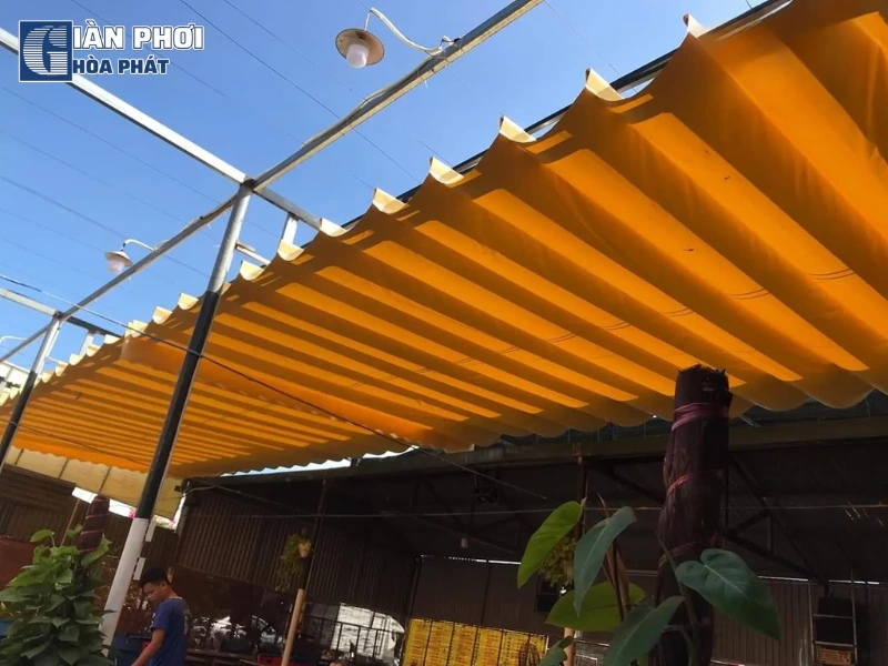 lắp đặt bạt kéo