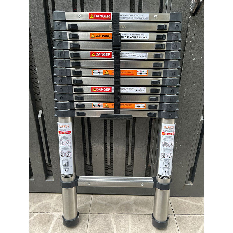 Thang Inox Rút Đơn DAKITA R-380 (3.8M) 