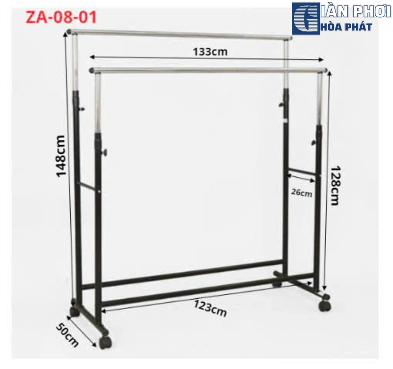 giá treo quần áo inox