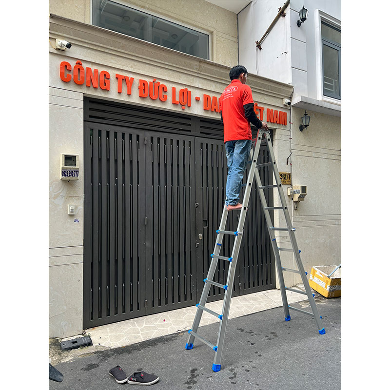Thang Nhôm Rút Trượt Chữ A DAKITA DKT- 405A
