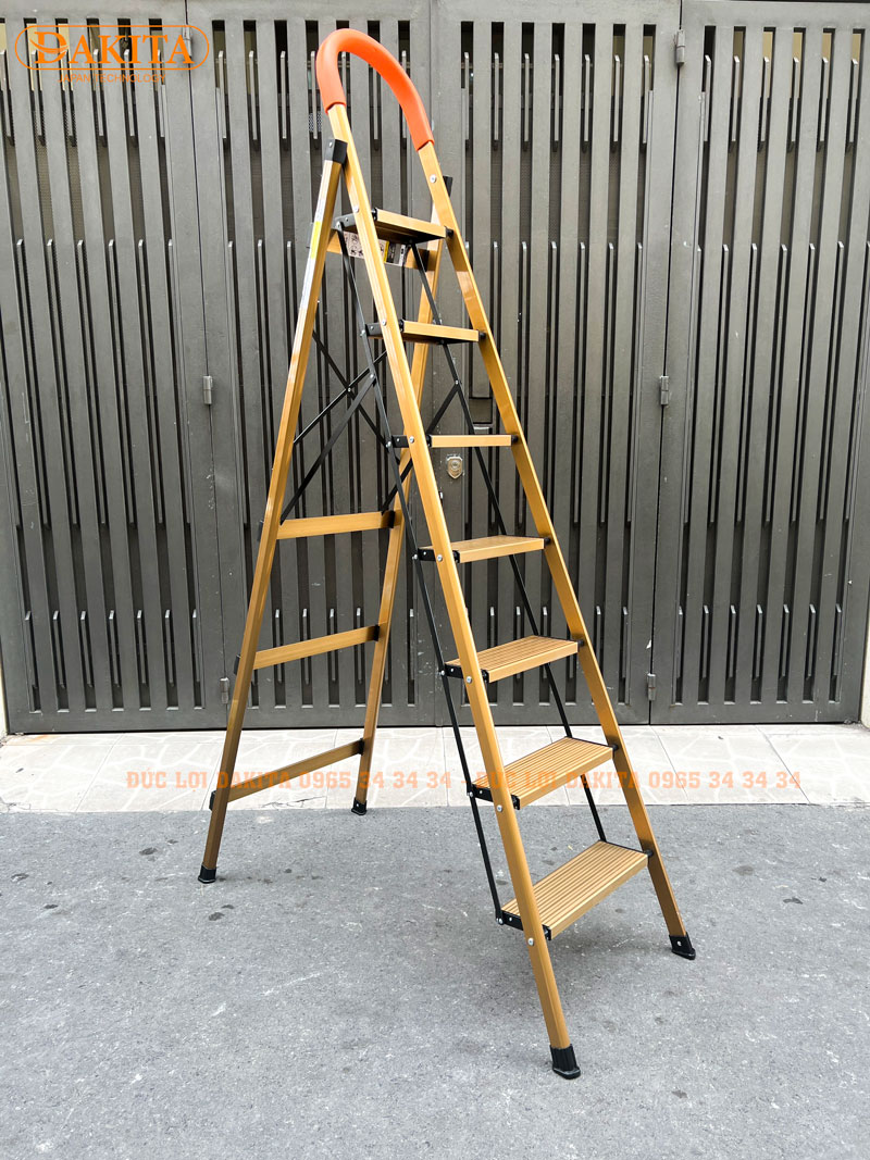 Thang nhôm ghế DAKITA DKT-07GL – Chữ A 1.71m