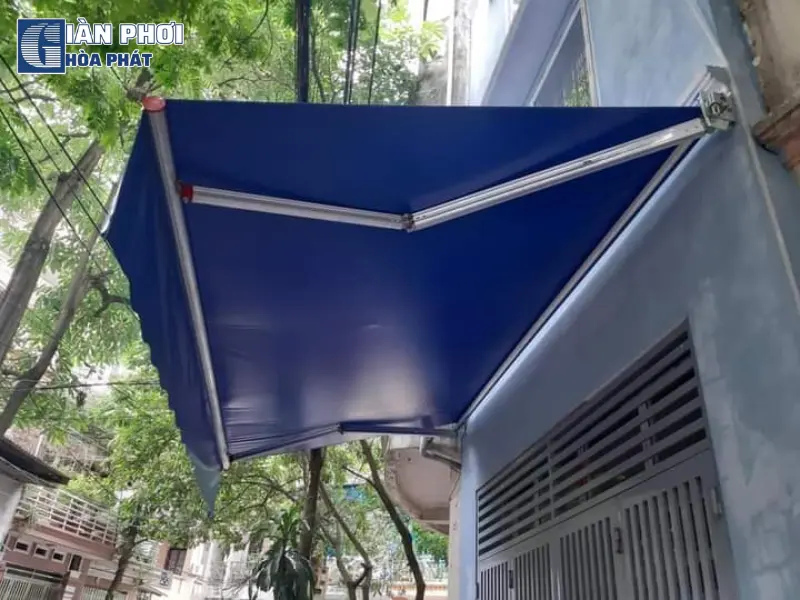 kích thước mái hiên di động