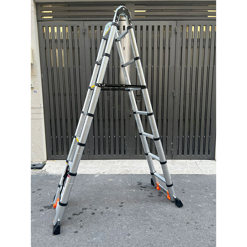 Thang rút đôi chữ A DAKITA DKT-244 [Chữ A: 2.2m Duỗi 4.4m]