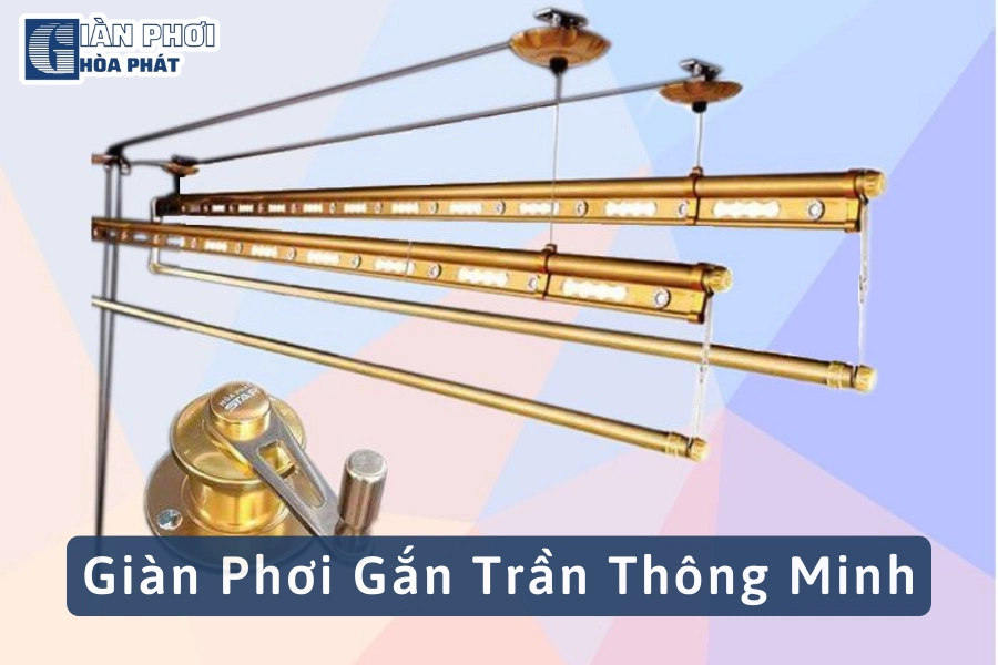 #9+ Giàn Phơi Gắn Trần Thông Minh, Chịu Lực Cực Tốt