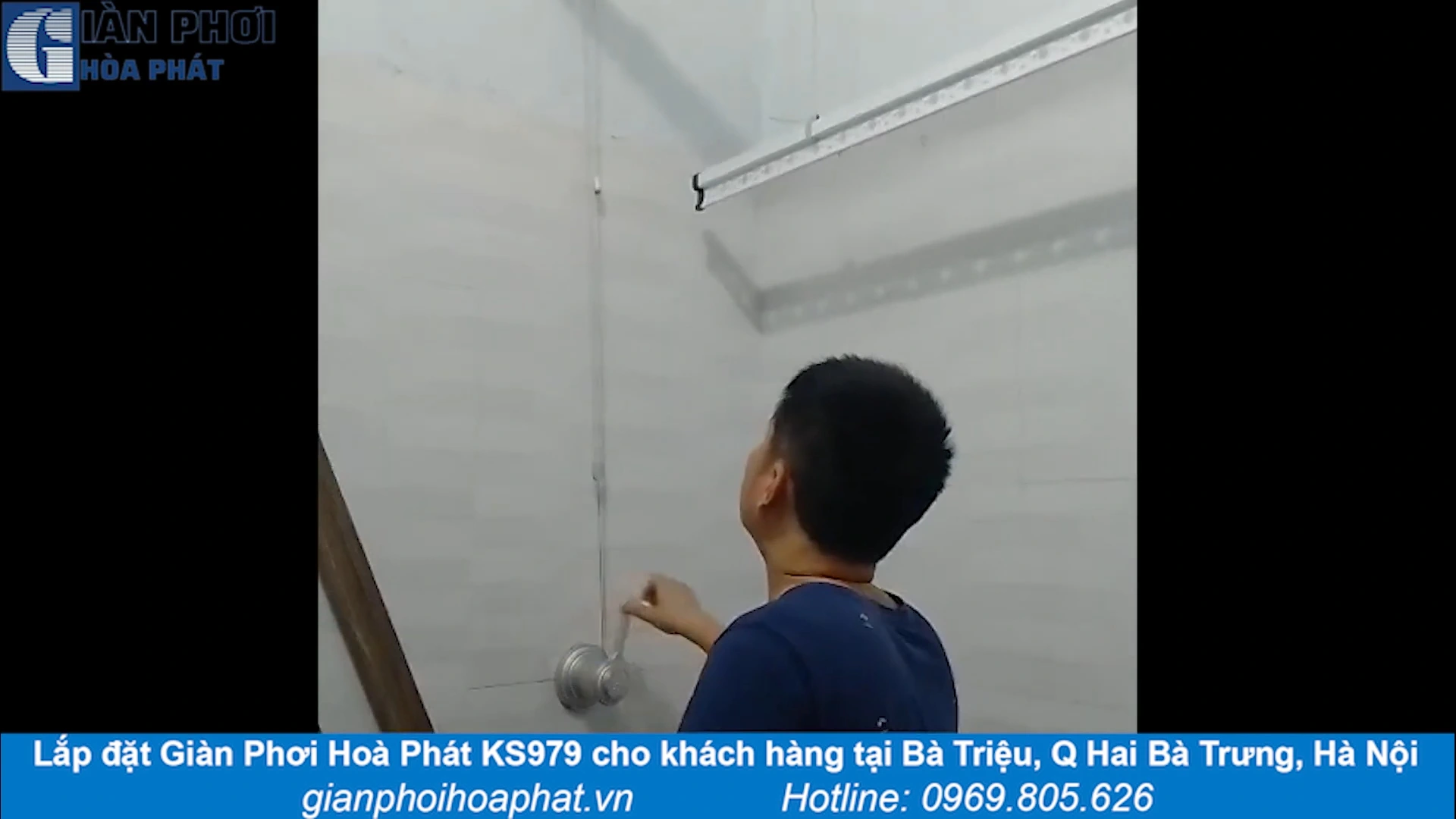 Thương Vợ Vất Vả, Anh Trường Quyết Định Lắp Đặt Giàn Phơi Hòa Phát KS979 