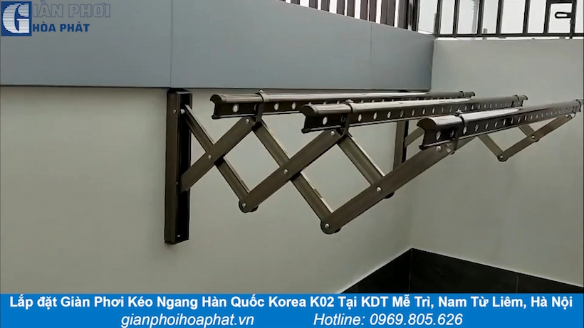 Lắp Đặt Giàn Phơi Kéo Ngang Hàn Quốc Korea K02 Là Quyết Định Sáng Suốt Nhất Của Tôi!