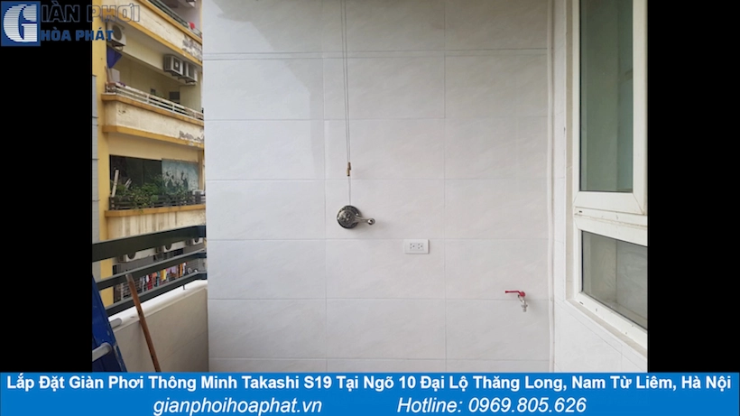 Căn Nhà Gọn Gàng Hơn Rất Nhiều Lần Nhờ Lắp Đặt Giàn Phơi Thông Minh Takashi S19 