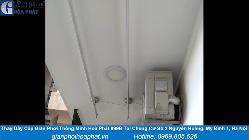 Thay Dây Cáp Giàn Phơi Thông Minh Hoà Phát 999B Tôi Đã Có Được Bộ Giàn Phơi Sang - Bền - Đẹp Hơn Rất Nhiều