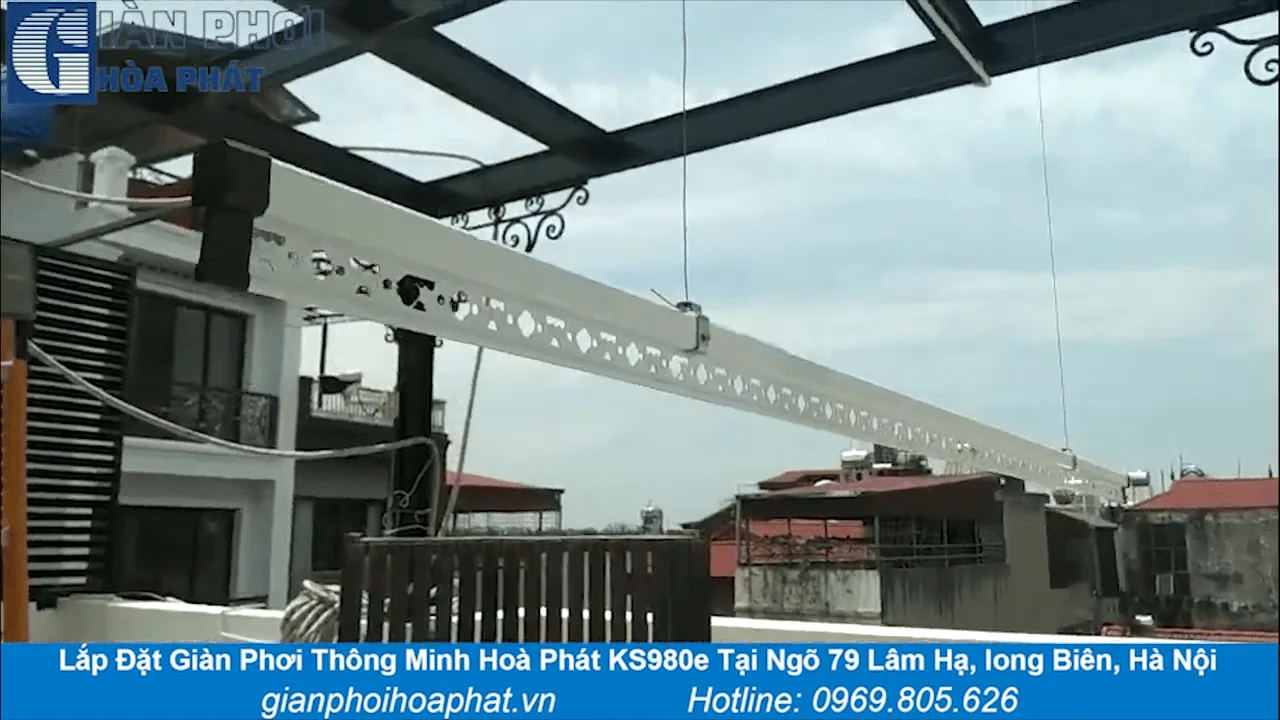 Lắp Đặt Giàn Phơi Thông Minh Hoà Phát KS980e Cho Sân Thượng - Tại Sao Không?