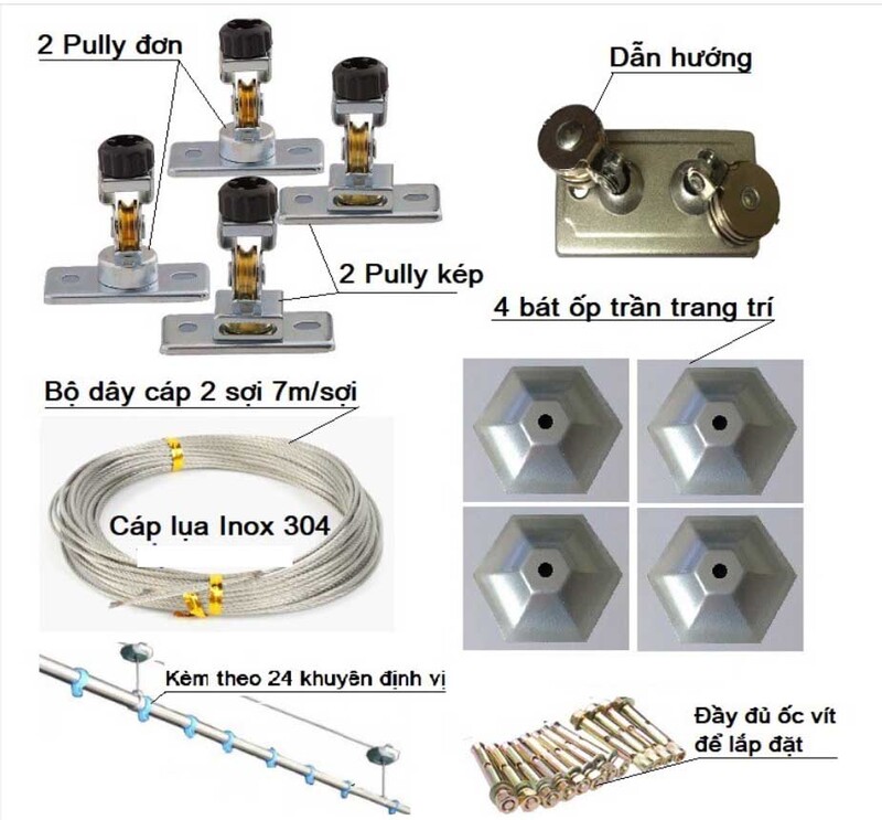 giàn phơi Hòa Phát ks950