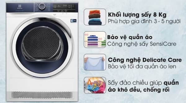 máy sấy quần áo loại nào tốt